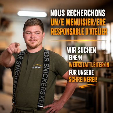 Chef d'atelier menuiserie